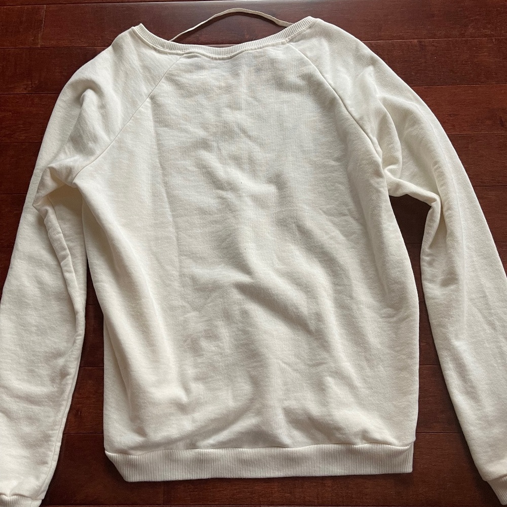 Alternative Off White Crewneck Long Sleeve Shirt size XL - Picture 3 of 3